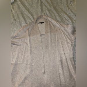 Cream open front cardigan